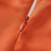 Sweet Orange Satin Round Neck Mom Girl Matching Dress