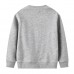 【12M-9Y】Boy Letter And Excavator Print Cotton Stain Resistant Long Sleeve Sweatshirt