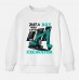 【12M-9Y】Boy Letter And Excavator Print Cotton Stain Resistant Long Sleeve Sweatshirt