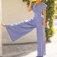 Classic glamor flared pants suit HF1619-03-01