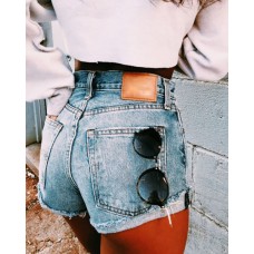 Fashionable short women's jeans  HE1611-04-02